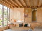 Ne (根) — Foundation print by Angeline Harrington, shown in a living room